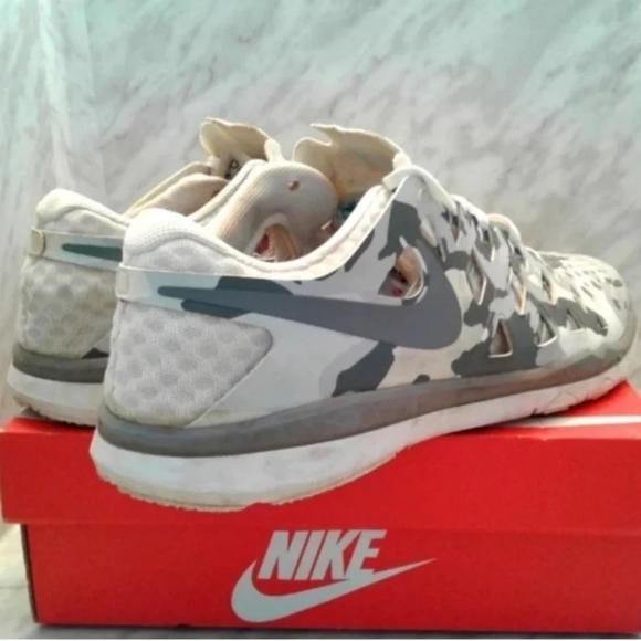 Nike Train Speed 4 Summit White Cool Gray camo mens size 14 gym 843937-101 shoes - Picture 3 of 8